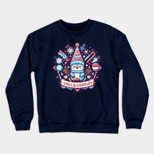 chill and chuckles Crewneck Sweatshirt